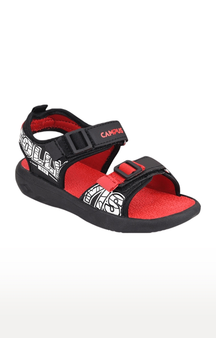 Gc-22927K Red and Black Sandals