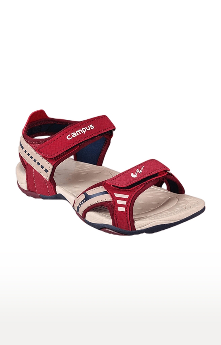 Campus Shoes | Unisex  Red  Sandals