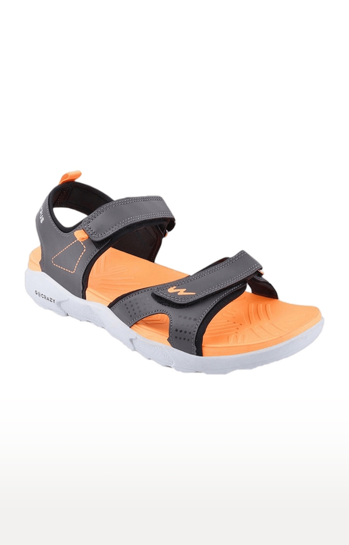 Campus Shoes | Men's Grey Synthetic Sandals