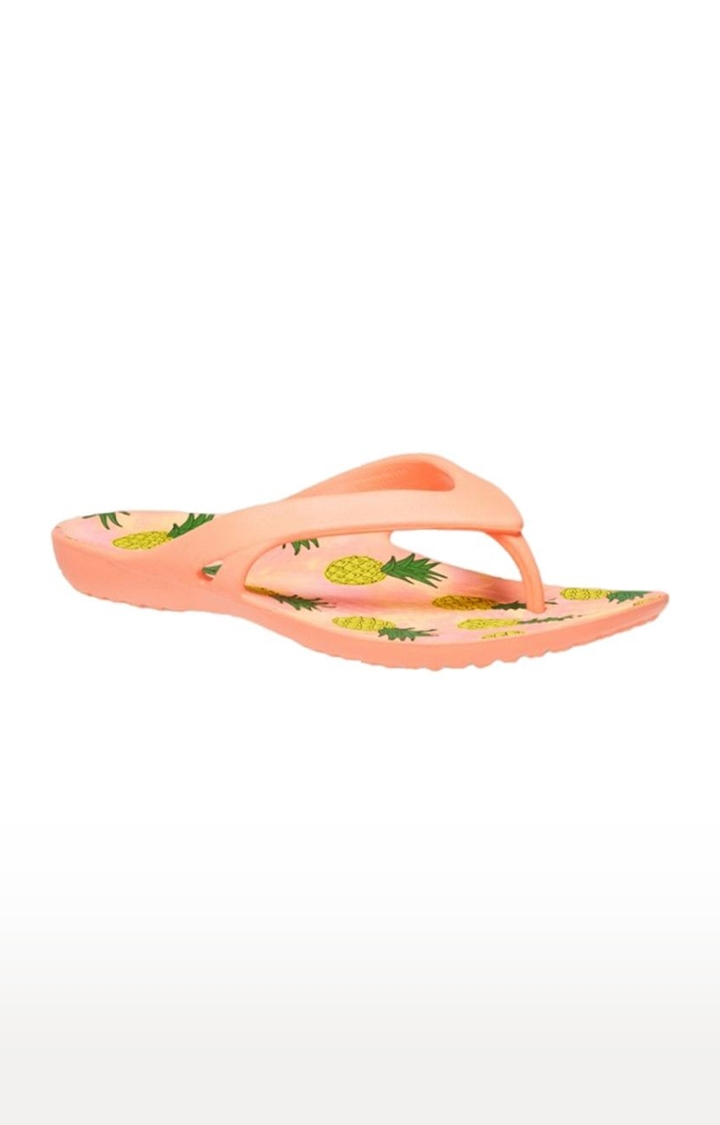 Crocs | Women's Orange Solid Slippers