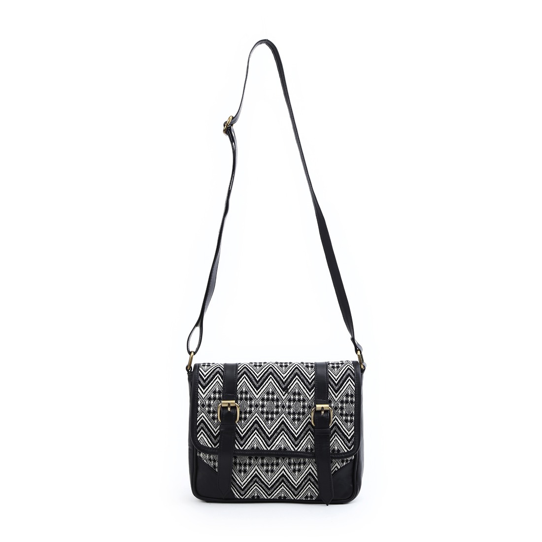 Black messenger bag