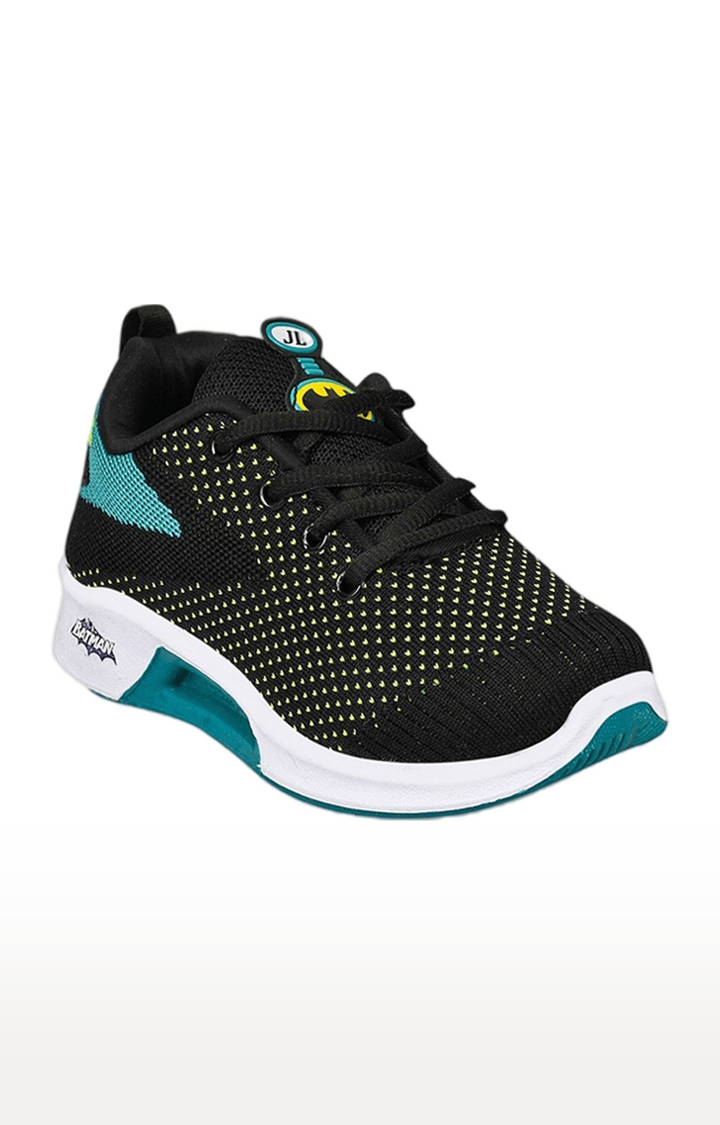 Campus Shoes | Black Unisex Mesh Running Shoes