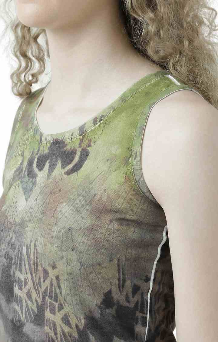 Women's White Cotton Printed T-Shirt