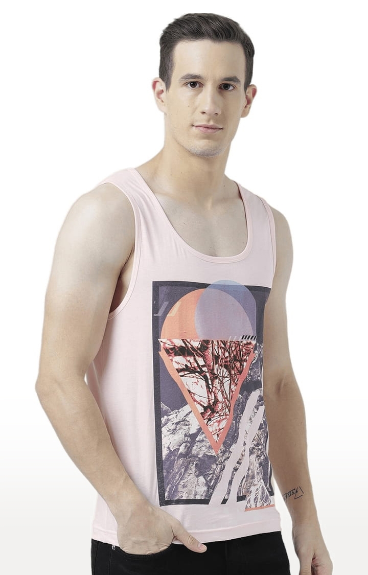 Pink Be Unique Graphic Sleeveless Tee