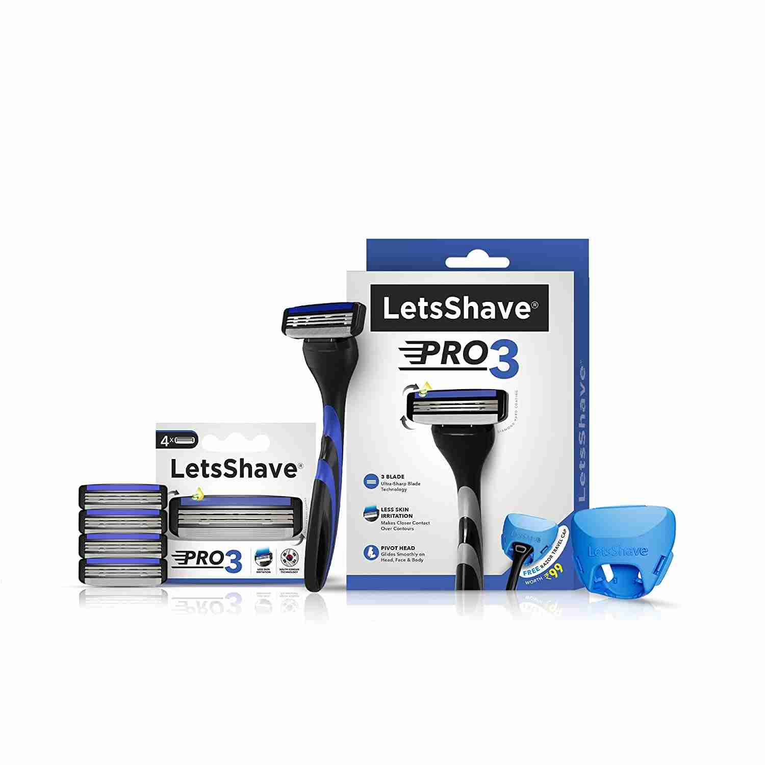 LetsShave | LetsShave  Pro 3 Value Set