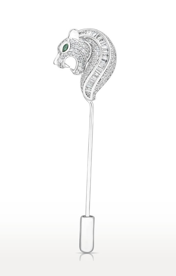 WRAPGAME | Unisex Silver 10 Inch Dvipin Brooches