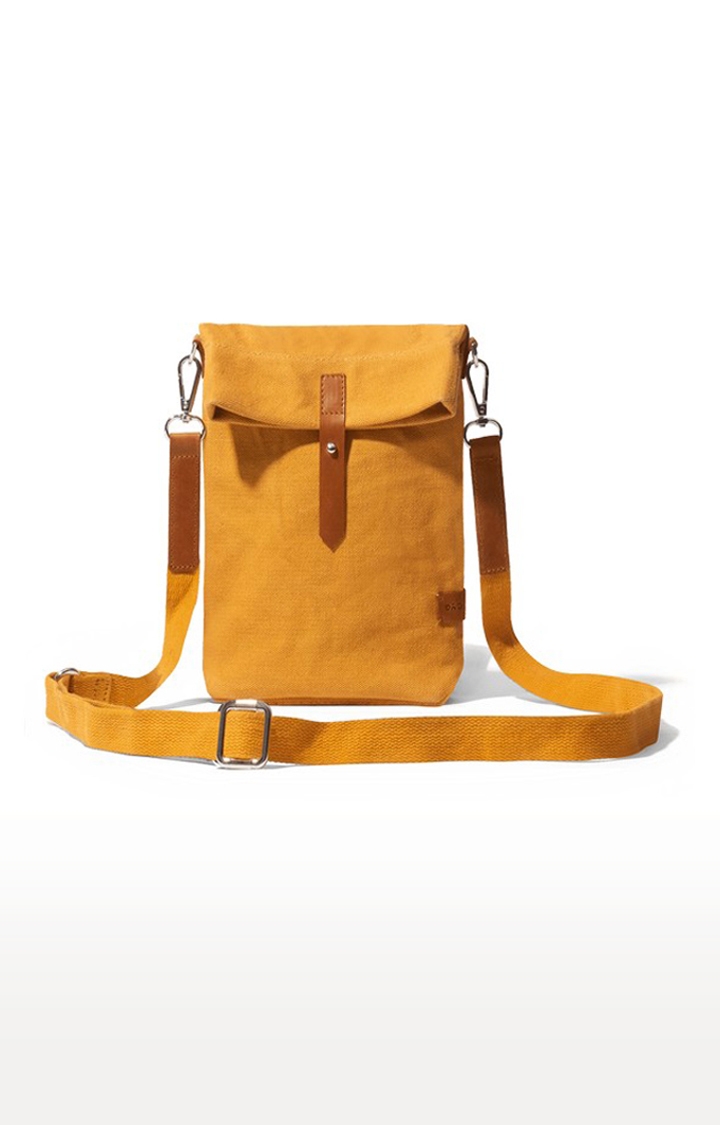 DailyObjects | Women's Mustard Yellow Scout  Crossbody Bag