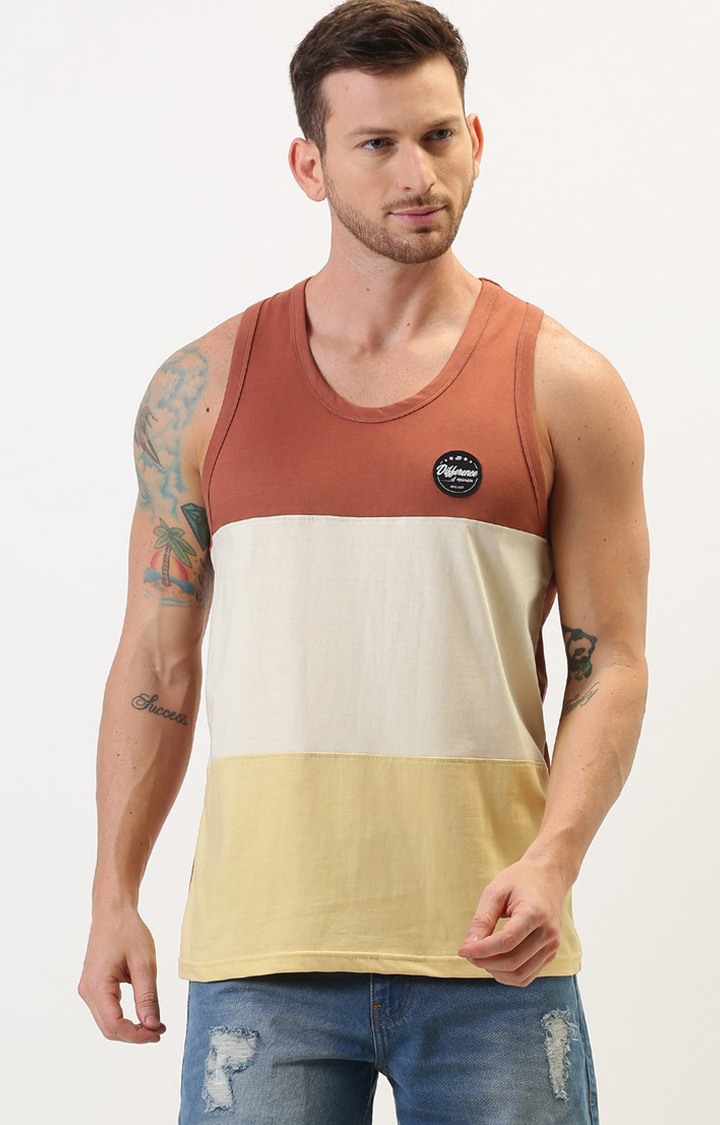 Difference of Opinion Color-Block Sleeveless T-shirt