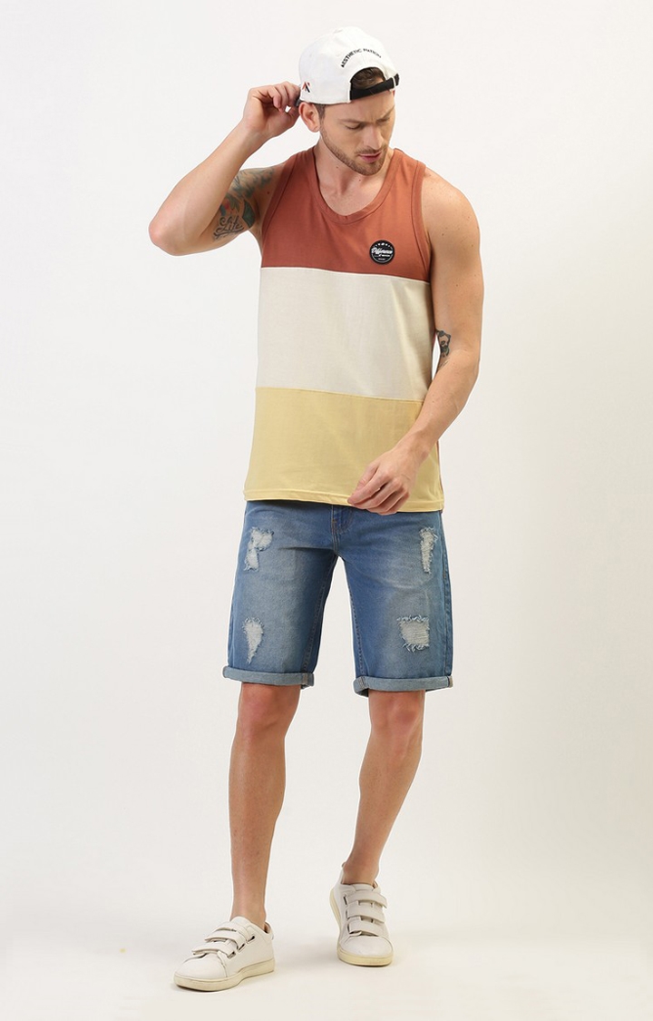 Difference of Opinion Color-Block Sleeveless T-shirt