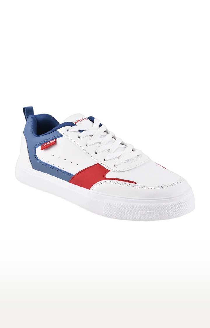 Men's Og-01 White PU Sneakers