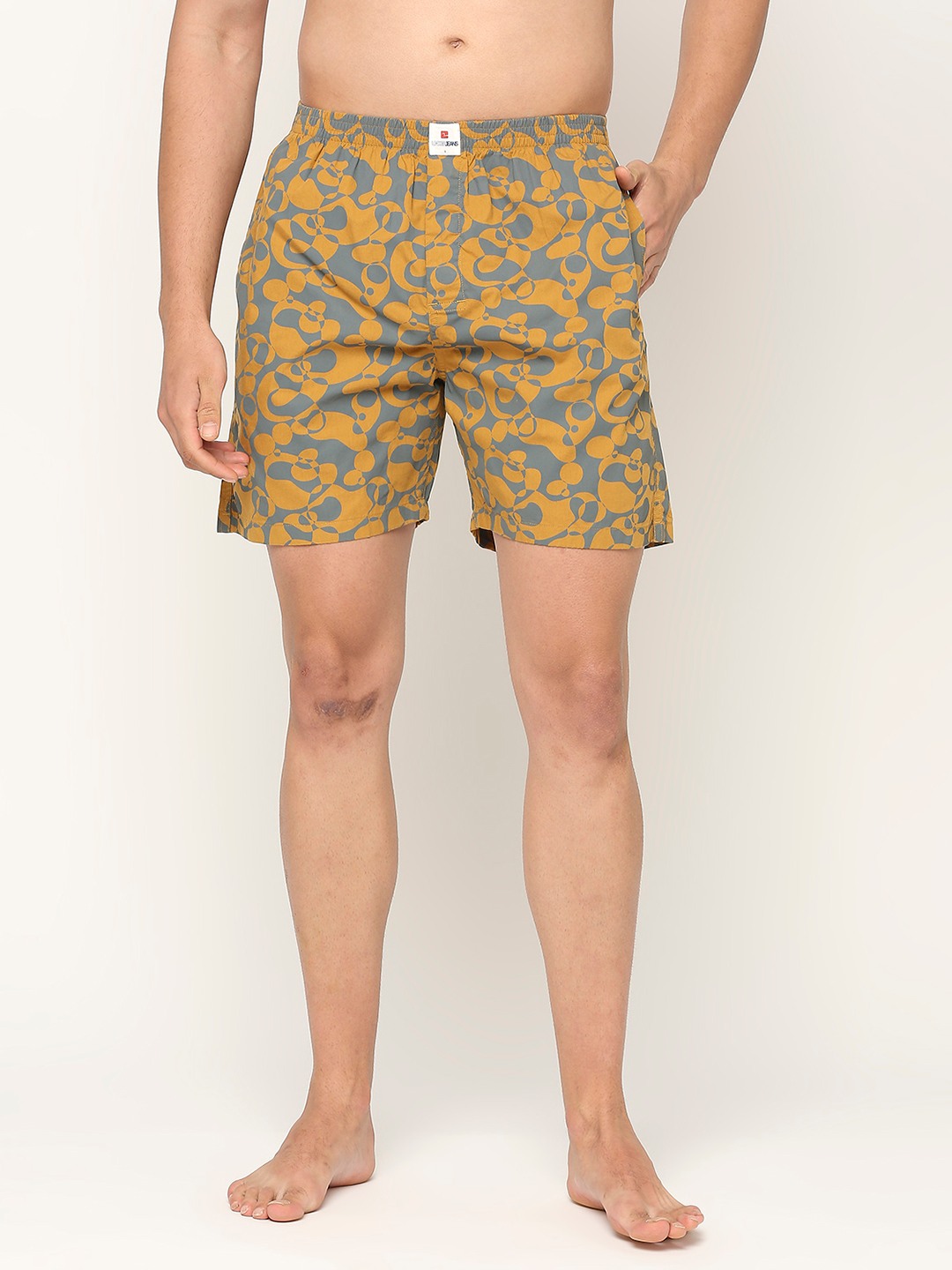 Underjeans by Spykar Men Premium Printed Cotton Boxer