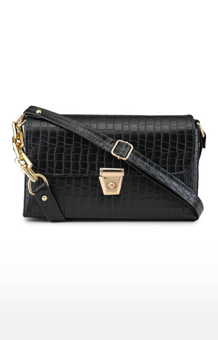 Black colour Sling Bag, Women's Fashion, Bags & Wallets, Cross-body Bags on  Carousell