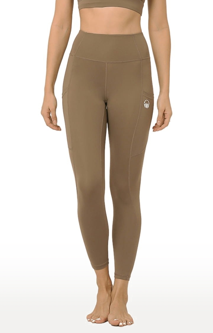 Kosha Yoga Co. | Women's buttR Yoga Pants - Soft Sand