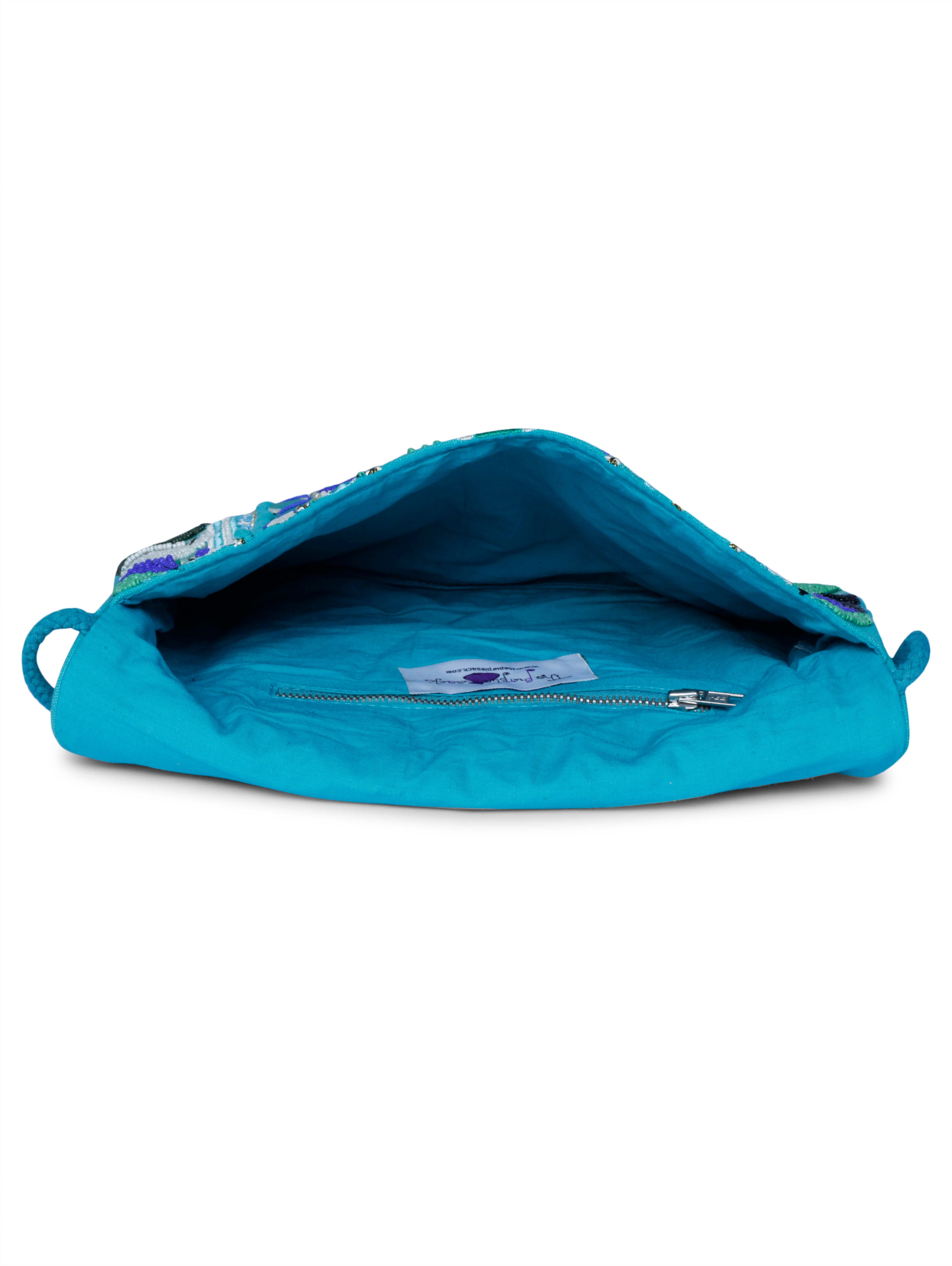 Turquoise waters sling bag