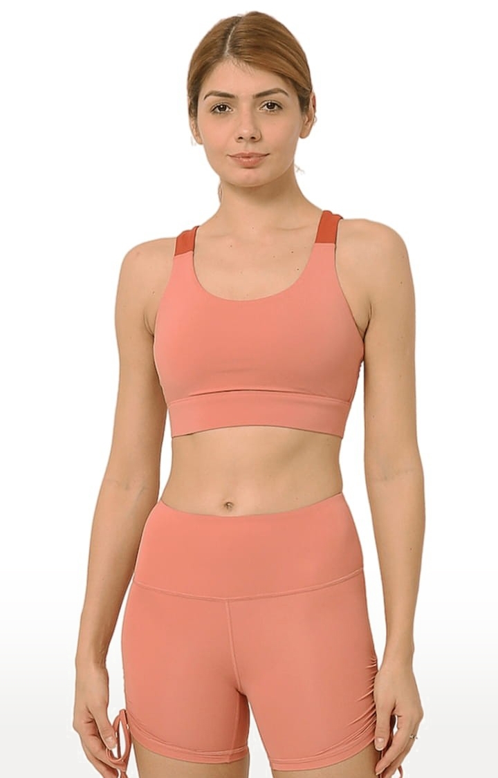 Kosha Yoga Co. | Women's buttR Yoga Sports Bra Pink