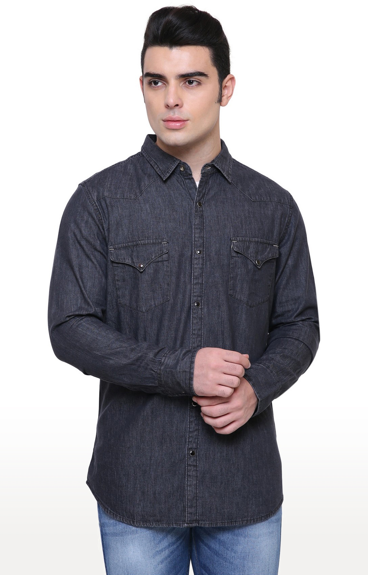Buy Dark Indigo Shirts for Men by GAS Online  Ajiocom