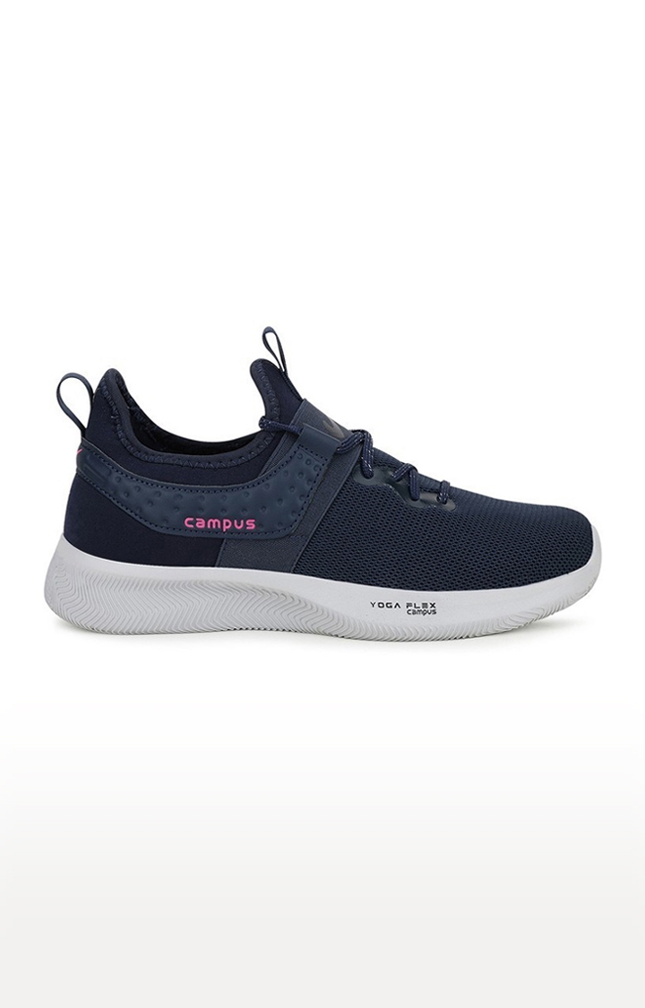 Women's Sherry Blue Mesh Indoor Sports Shoes
