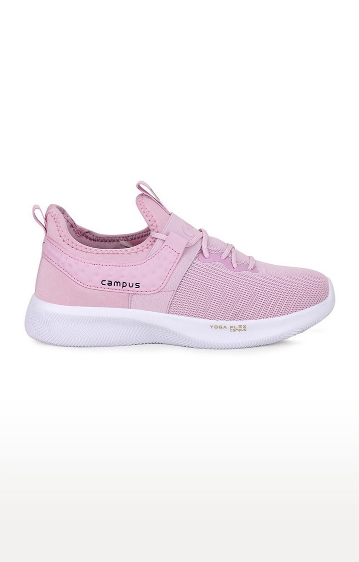 Women's Sherry Pink Mesh Indoor Sports Shoes
