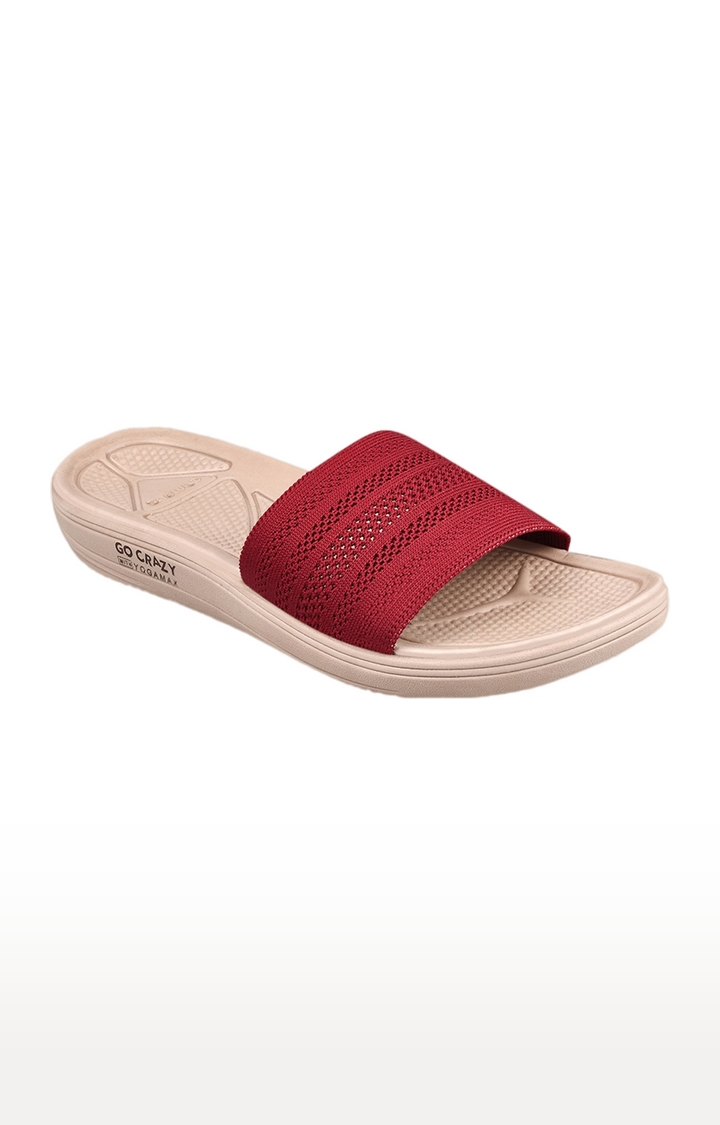 Women's SL-404L-A Red  Slippers