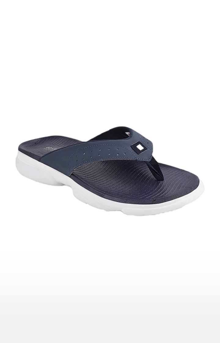 Men's Sl-405A Blue Synthetic Slippers