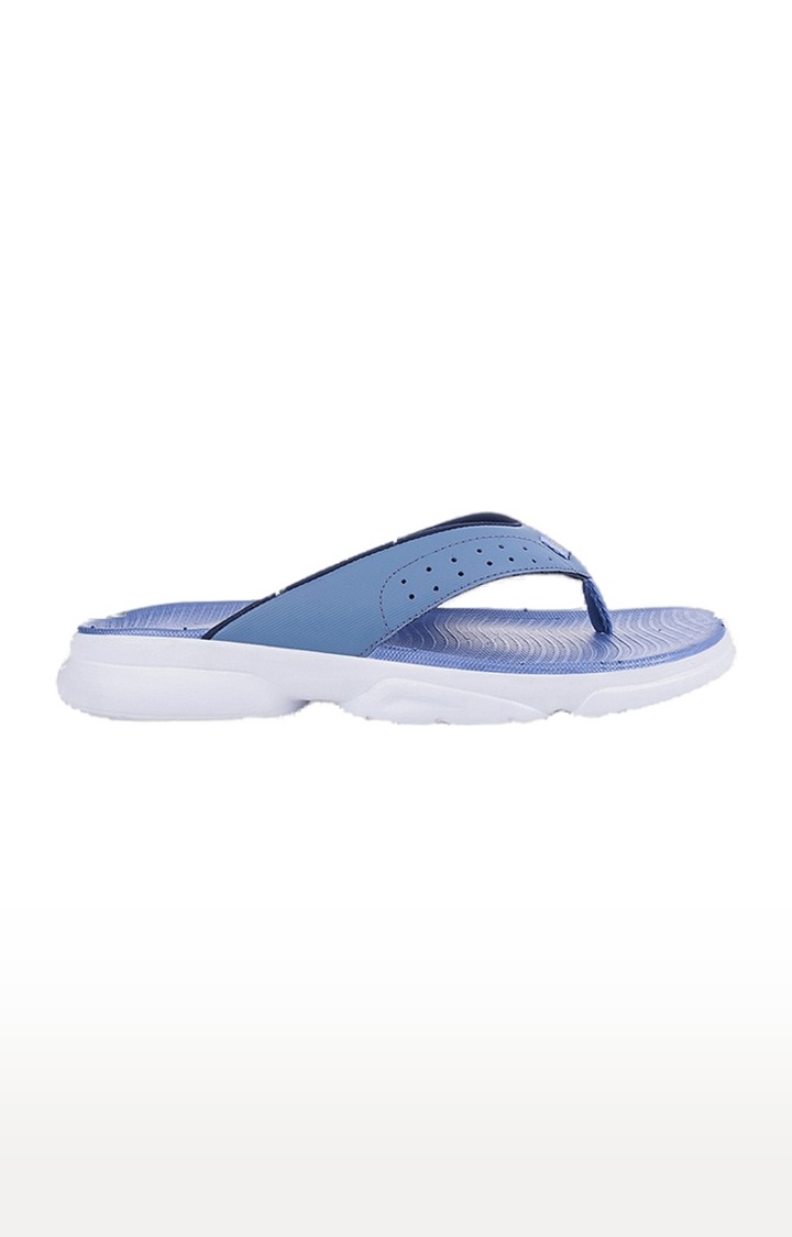 Men's Sl-405A Blue PU Slippers