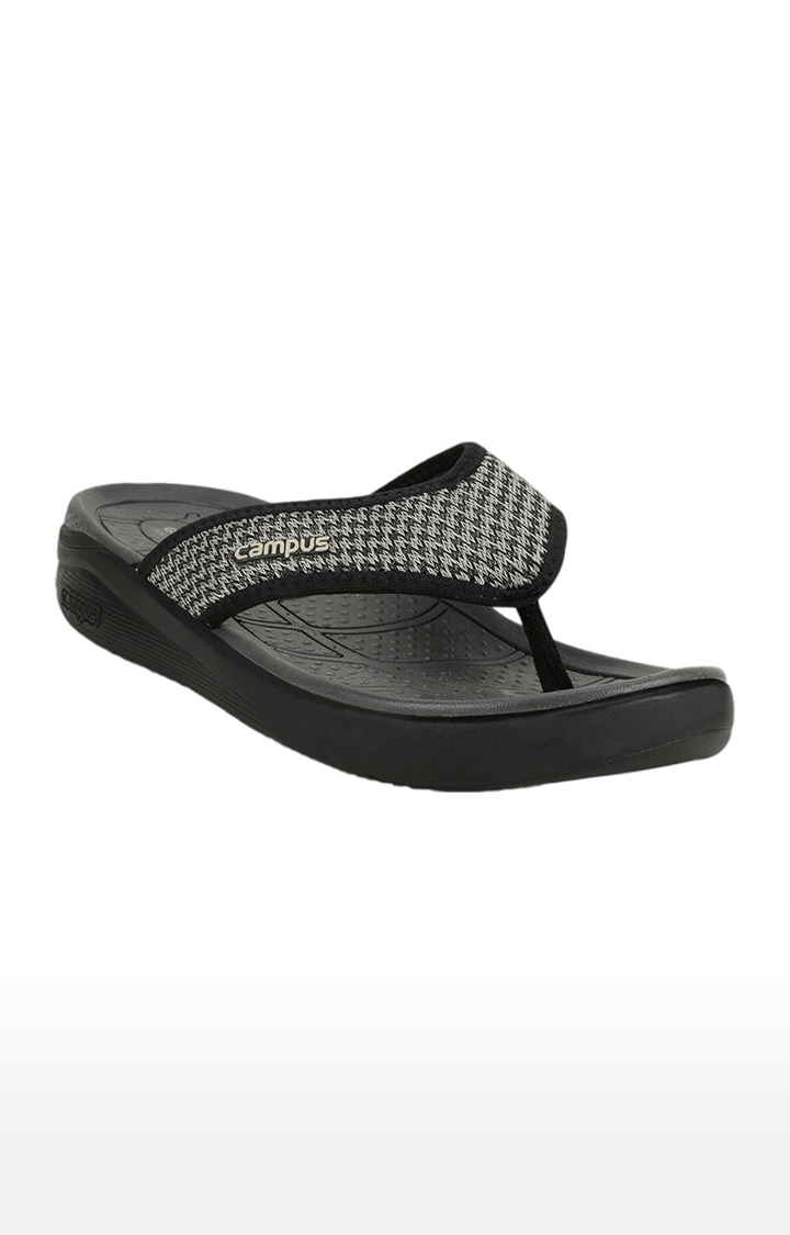 Campus Shoes | Men's SL-406 Black  Slippers