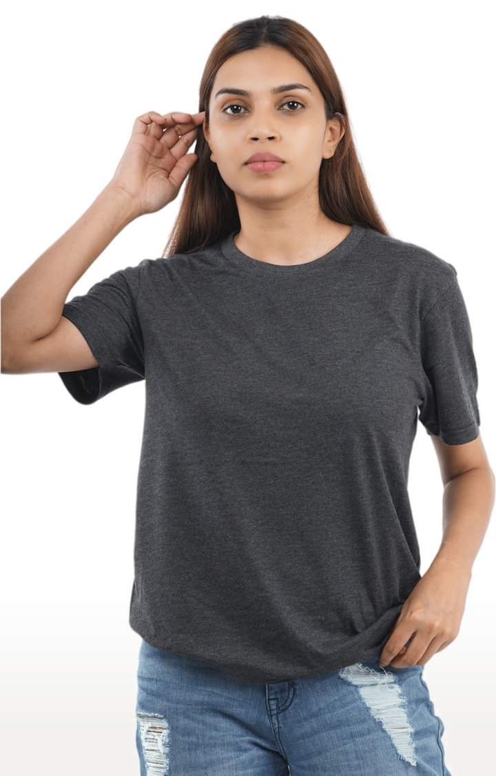 1947IND | Unisex Basic T-Shirt in Charcoal