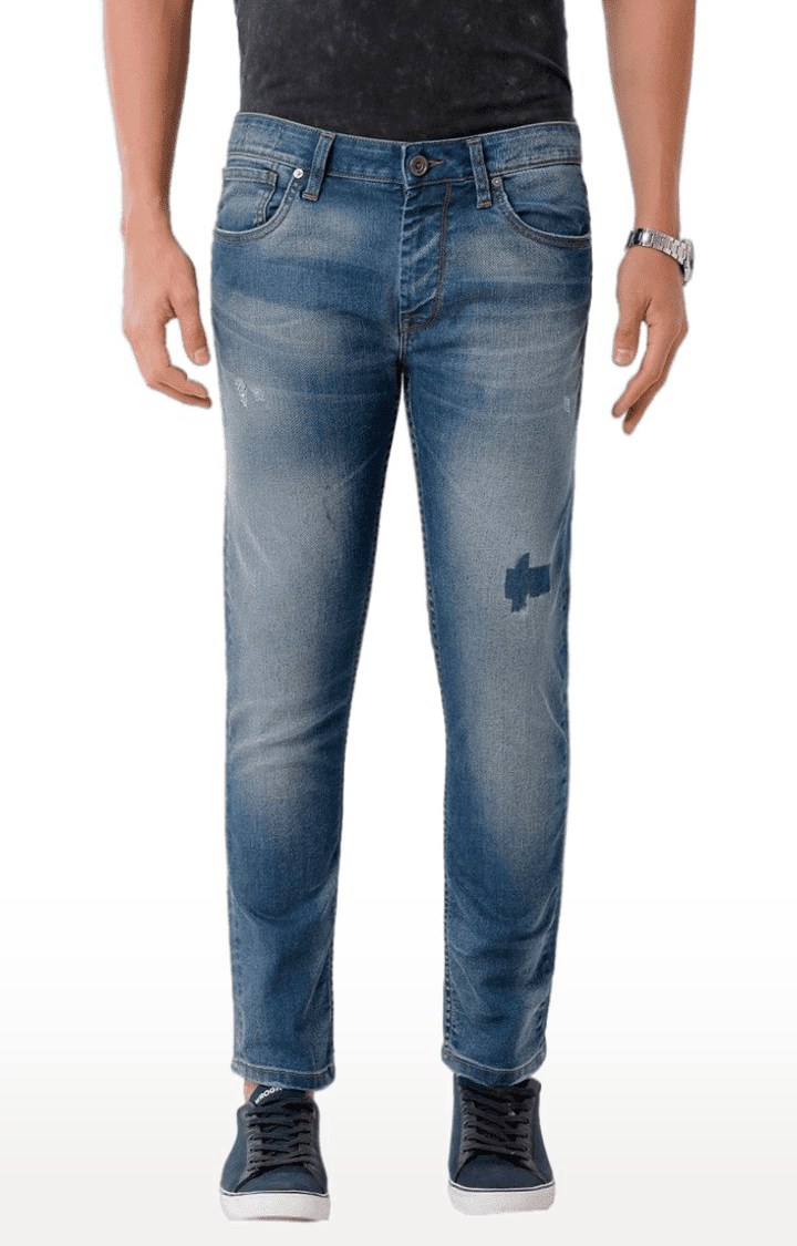 Voi Jeans | Men's Blue Blended Slim Jeans
