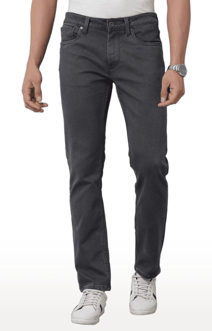 Men's Grey Denim Jeans