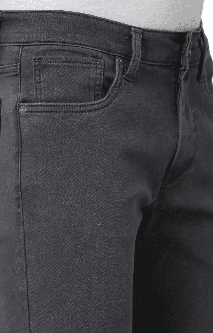Men's Black Denim Slim Fit Jeans