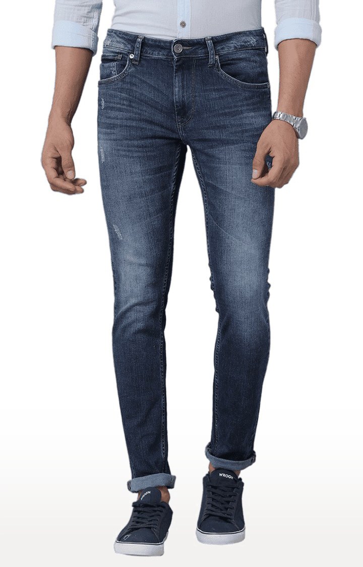 Men's Blue Denim Skinny Jeans