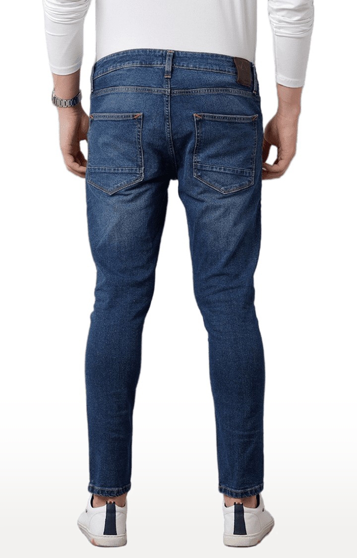 Men's Blue Blended Jeans
