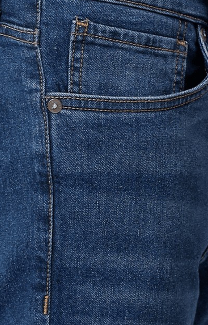 Men's Blue Blended Jeans