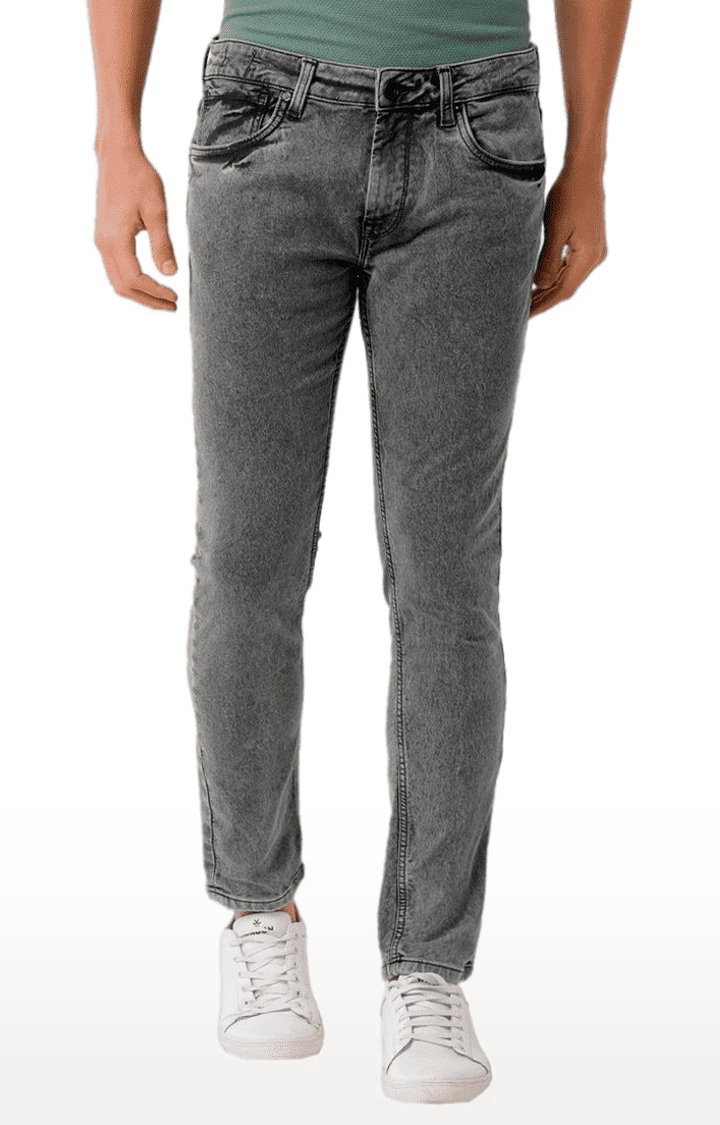 Voi Jeans | Men's Grey Blended Skinny Jeans