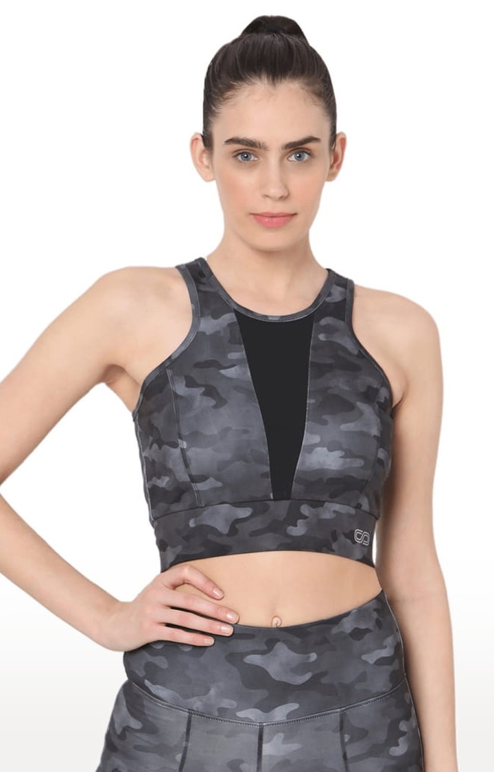 SilverTraq | Women's Padded Biker Activewear Tank Top