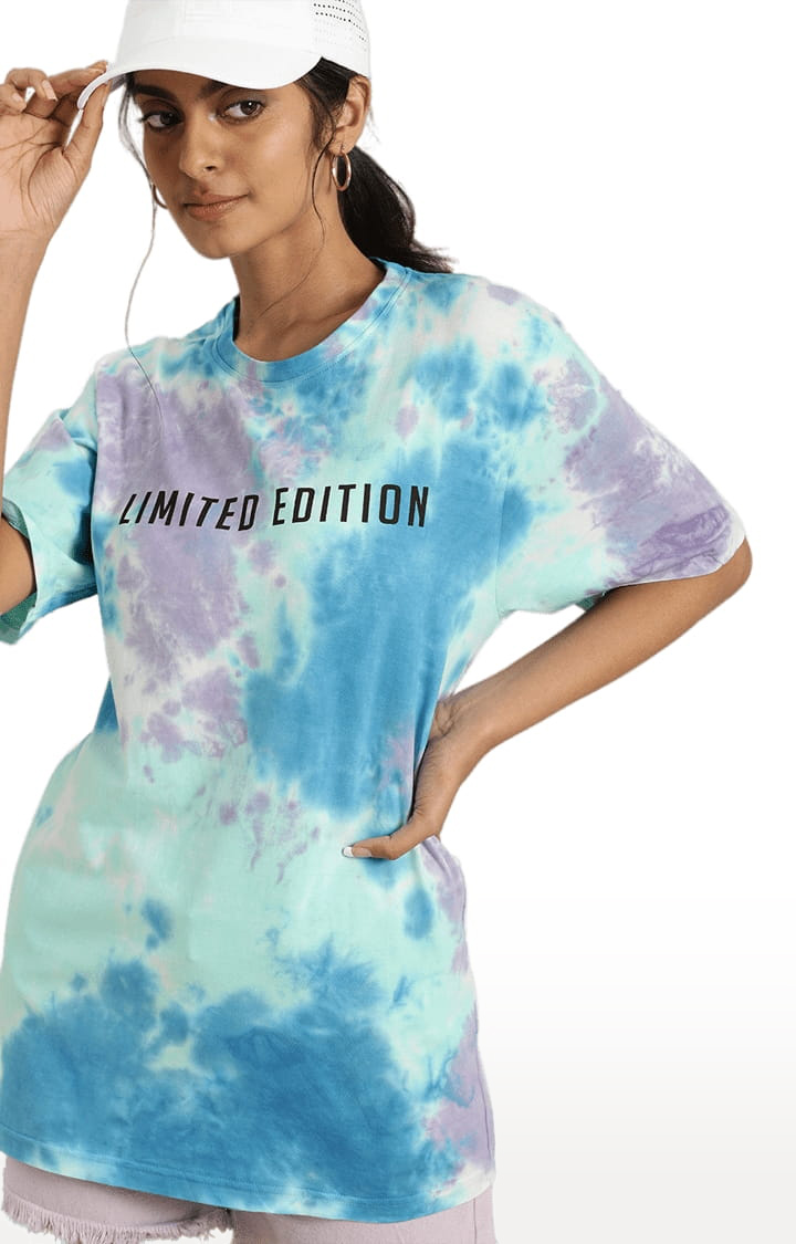 Women's Multicoloured Cotton Tie Dye T-Shirts