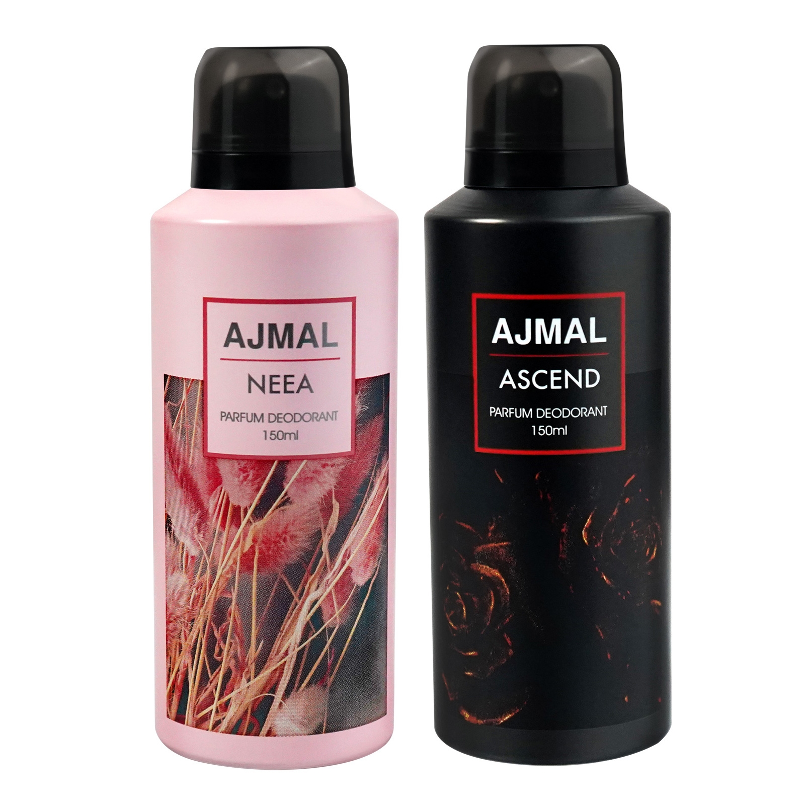 Ajmal Neea and Ascend Deodorant Perfume 150ML Each Long Lasting Spray Party Wear Gift For Men and Women Online Exclusive