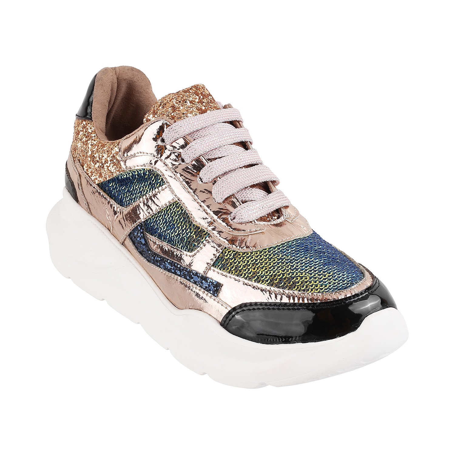 CATWALK | Metallic Chunky Sneakers