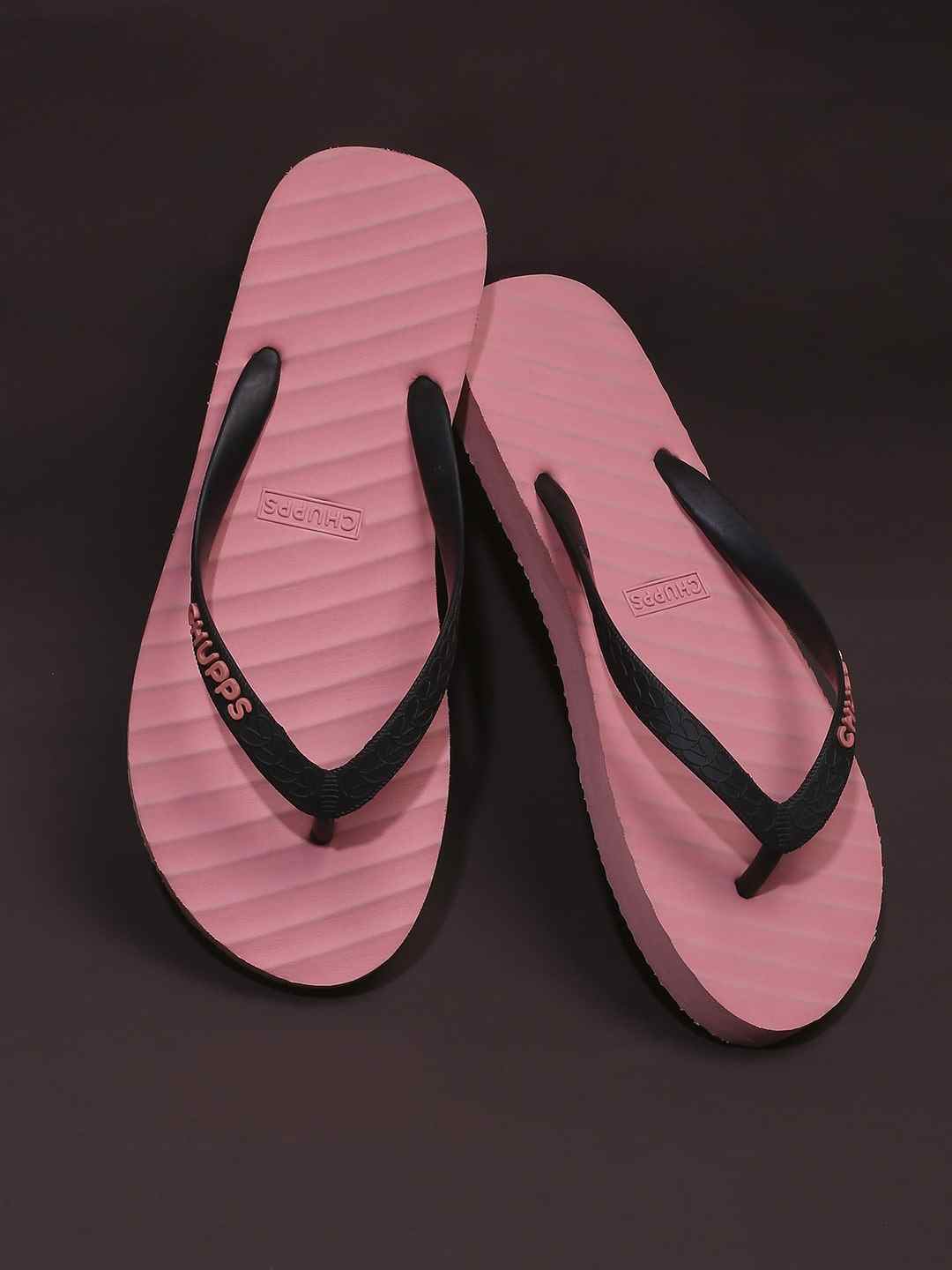 Women / Girls BANANA LEAF Natural Rubber Flip Flops