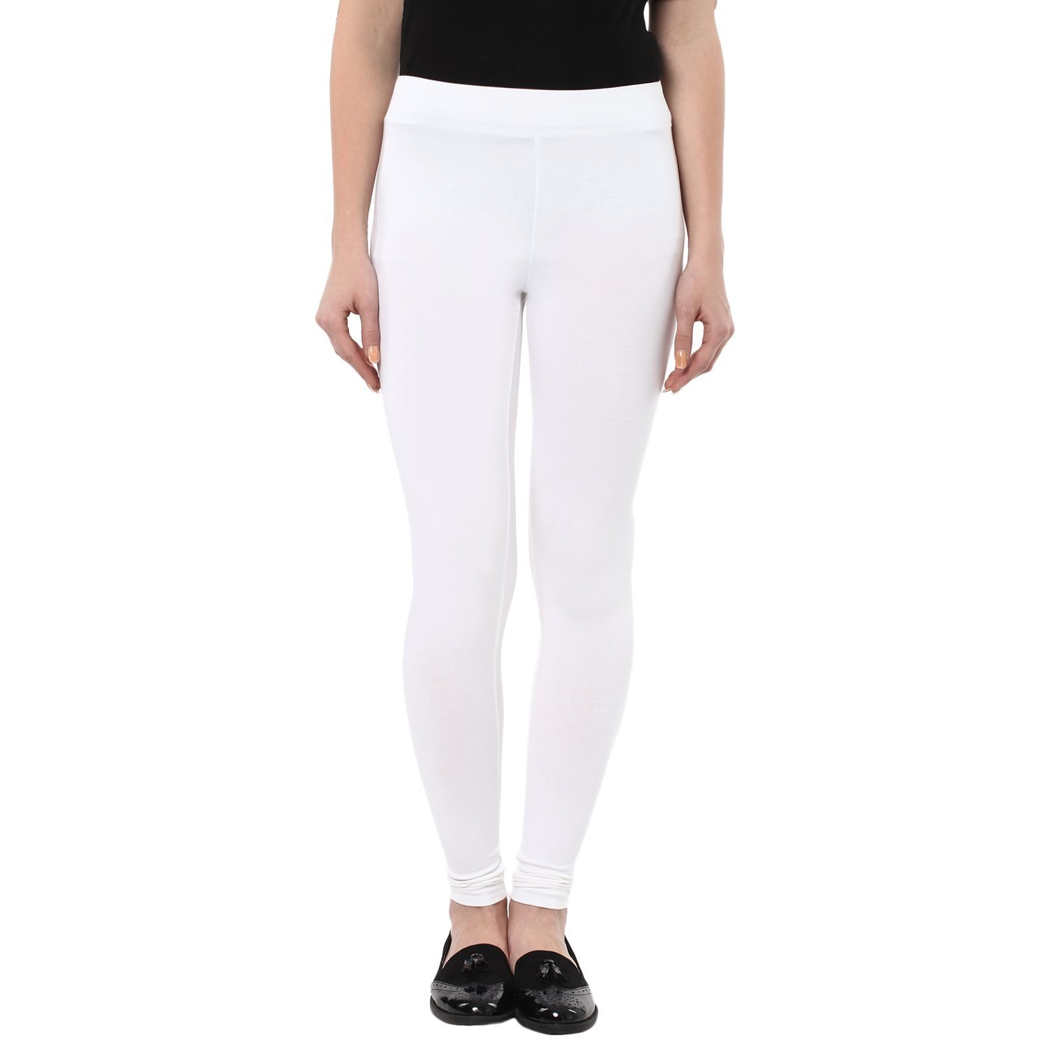 Crimsoune Club Women White Solid Legging