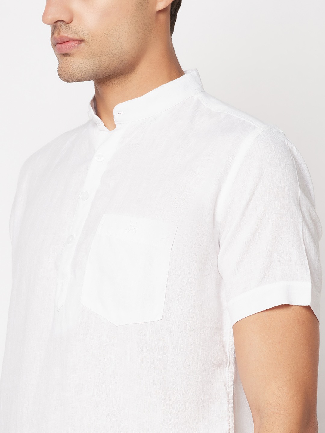 Crimsoune Club Men Simplistic White Kurta