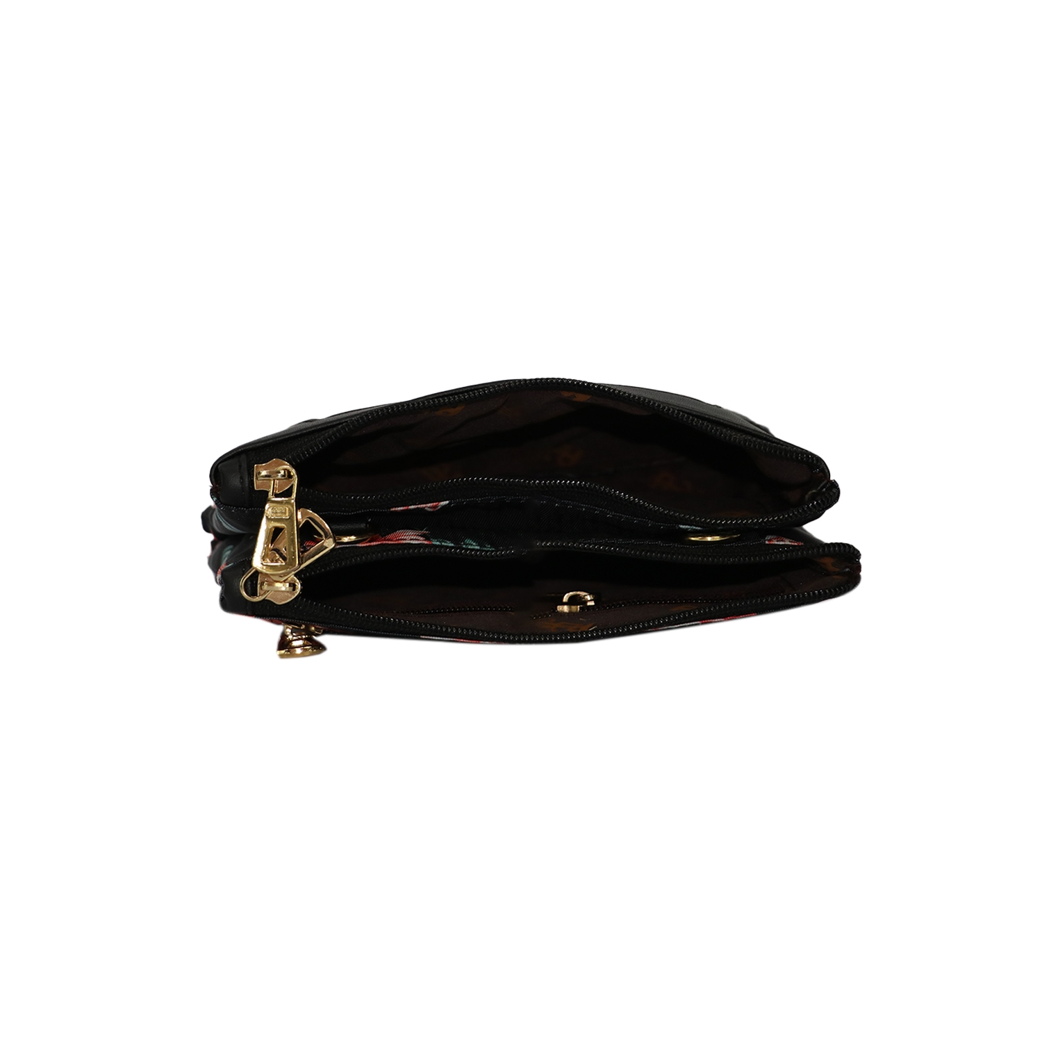 Black Stylish Pu Leather Sling Cross Body Bag