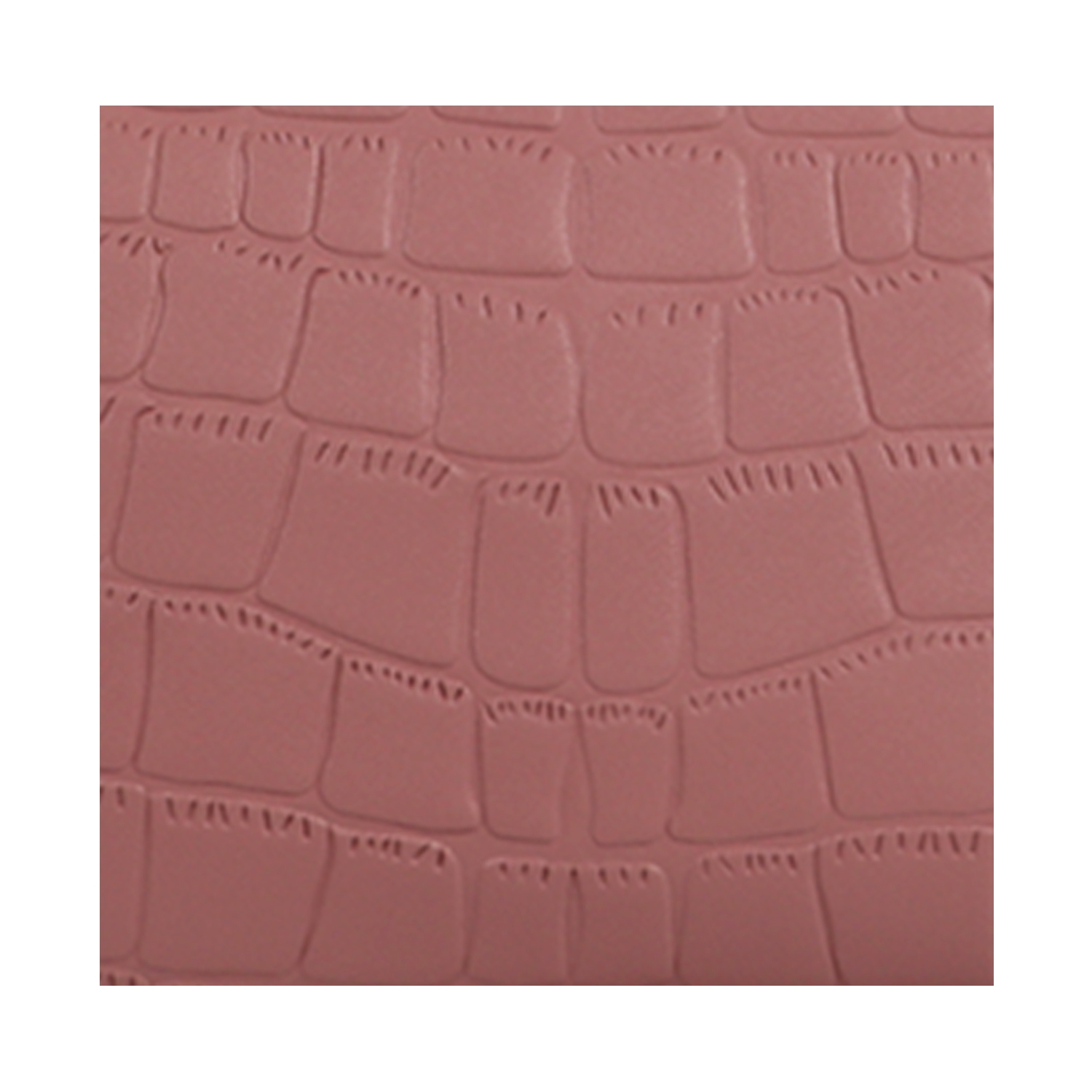 Pink Textured PU Structured Sling Bag with Quilted