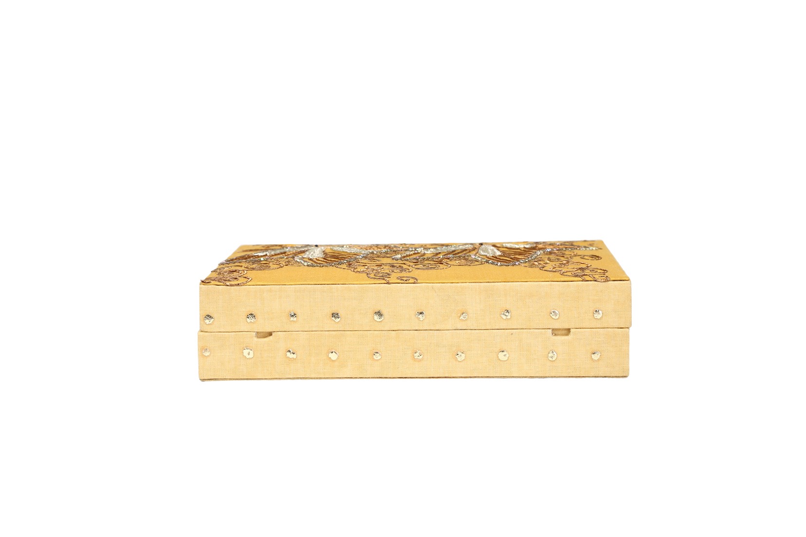 Yellow butterfly clutch