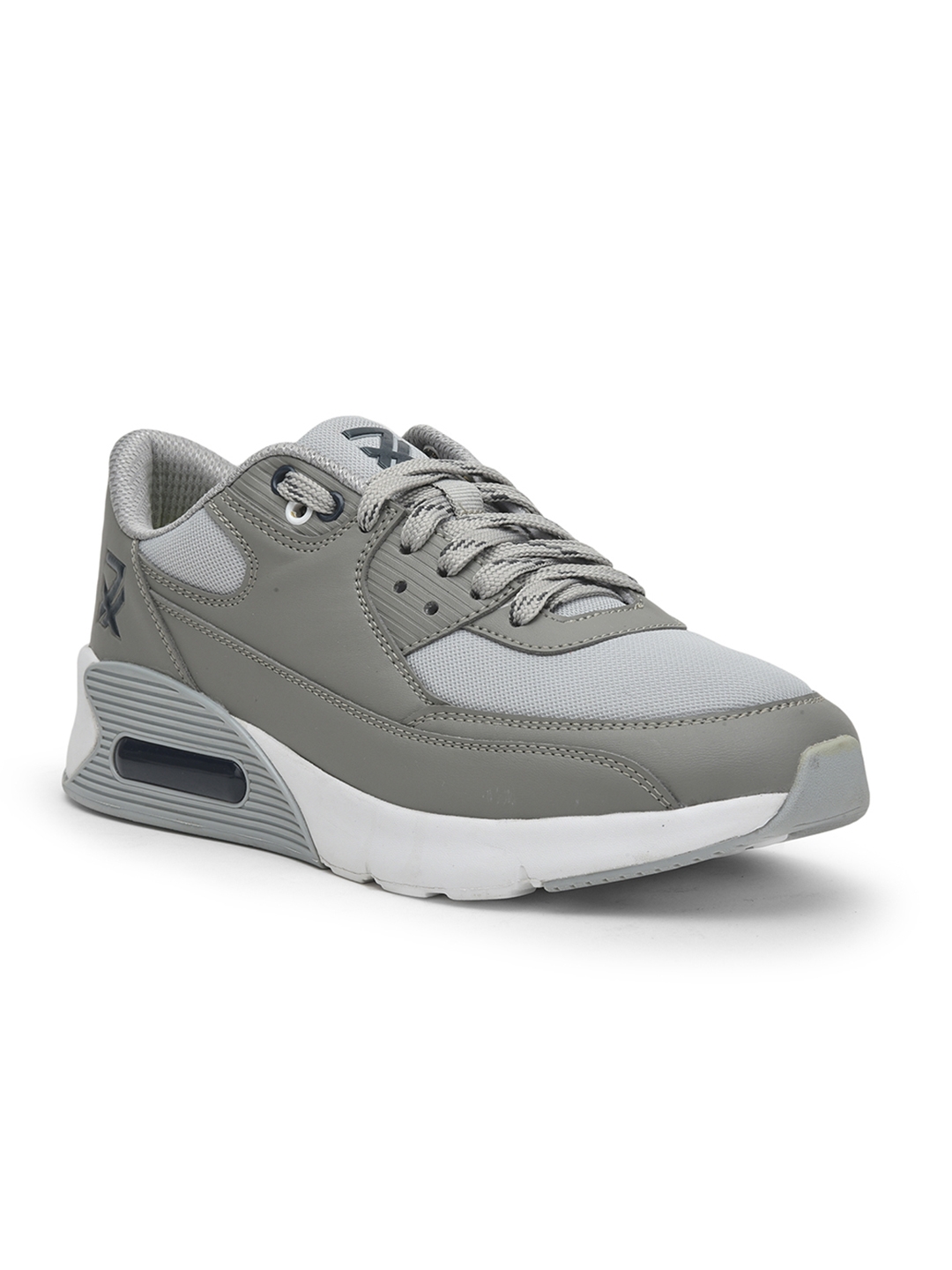 LEAP7X by Liberty Men Grey Running Shoes