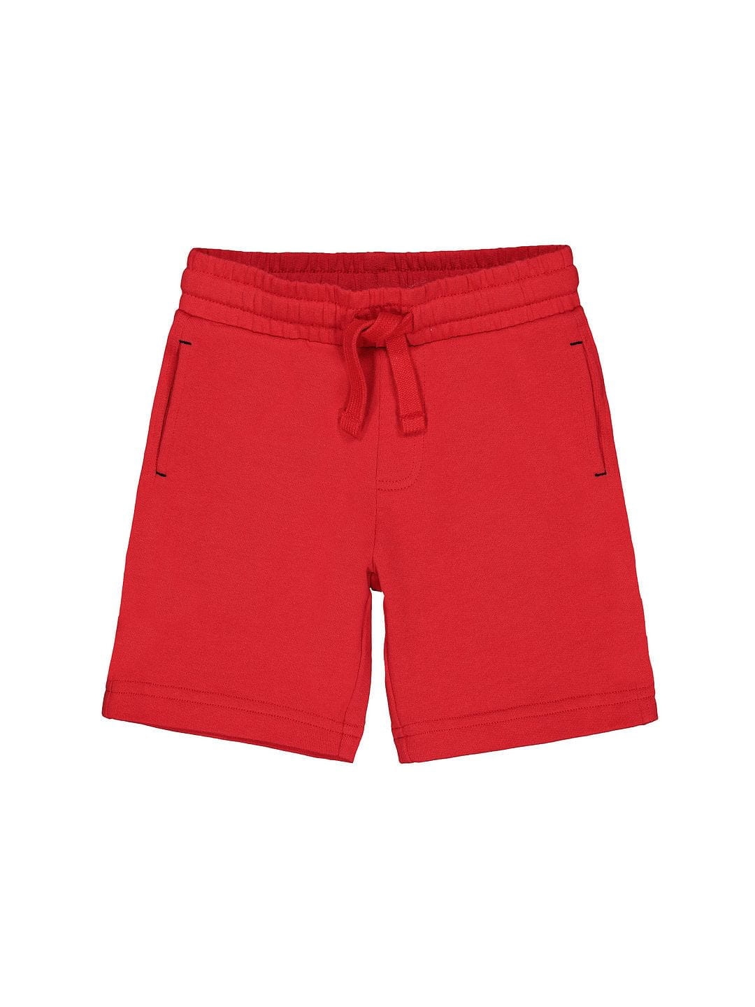 Red Solid Shorts