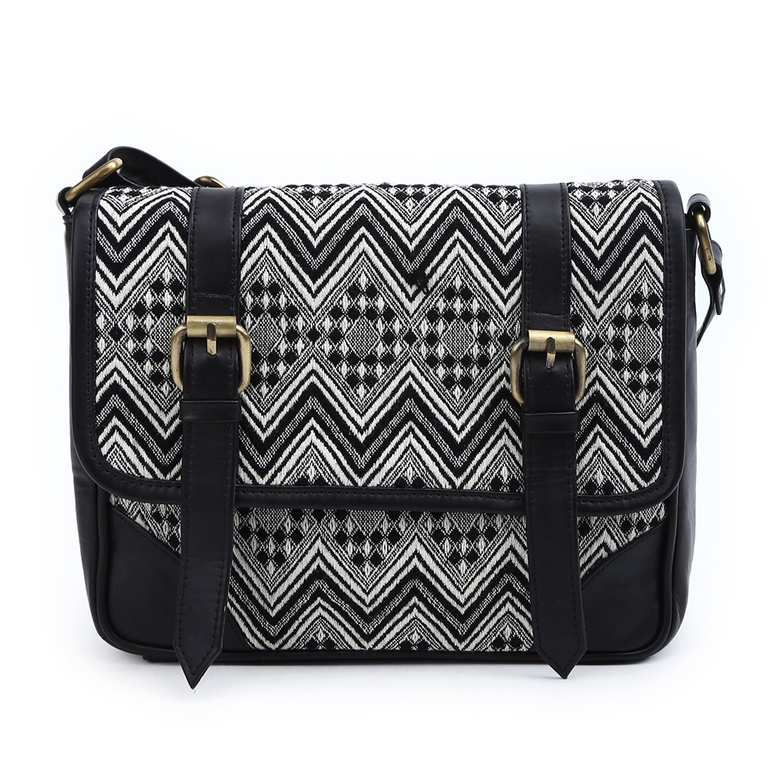 Black messenger bag