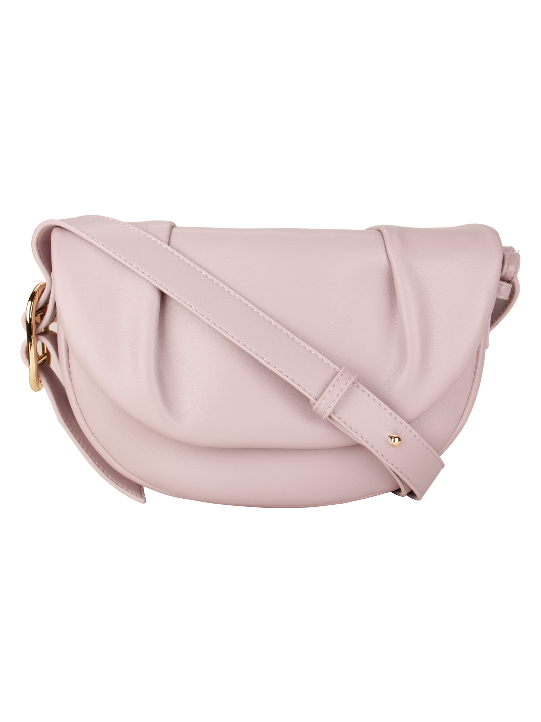 Rocia Purple Solid Shoulder Bag