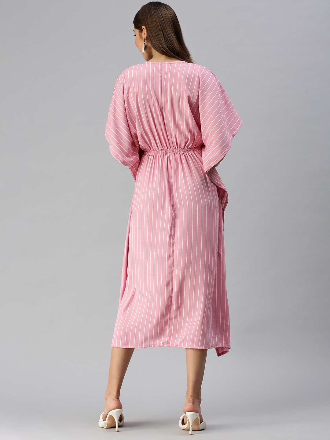 Women's Pink Striped Dress