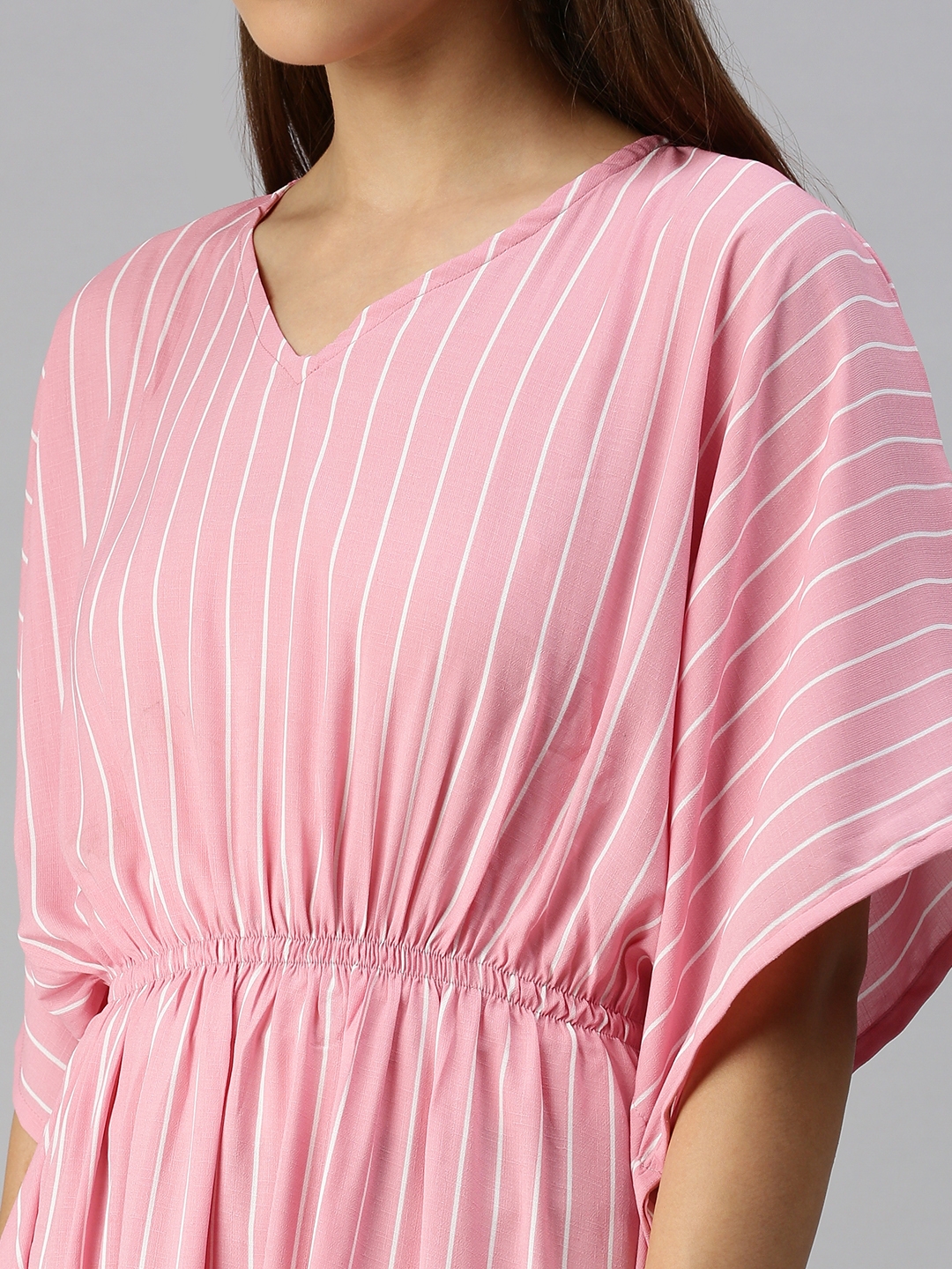 Women's Pink Striped Dress